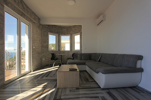 Modern house with panoramic sea views